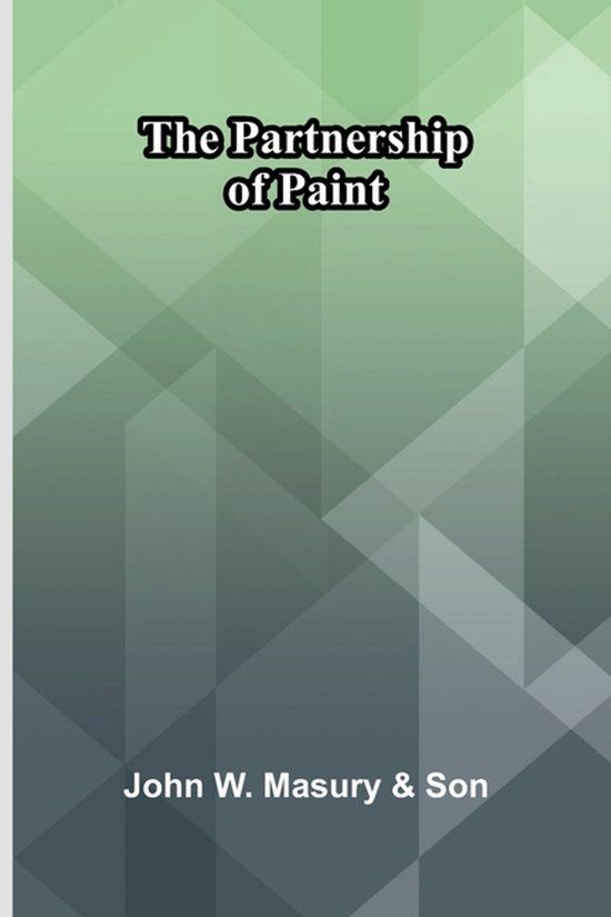 The Alpha Edition The partnership of paint Paperback