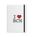 DCASA notitieboek met elastiek l I love bcn