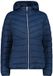 CMP F.lli Campagnolo S.p.A. Gevoerde gewatteerde jas met hoodie en rits voor vrouwen 3M CMP - Blauwe inkt - S