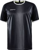 Craft Progress 2.0 Shirt Korte Mouw Heren - Zwart / Wit | Maat: XL