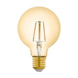 EGLO Bulb E27 LED Globe 5.5W 500lm 2200K Clear