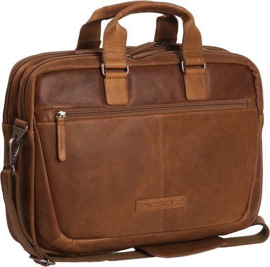 The Chesterfield Brand Samual Business Bag cognac Bruin