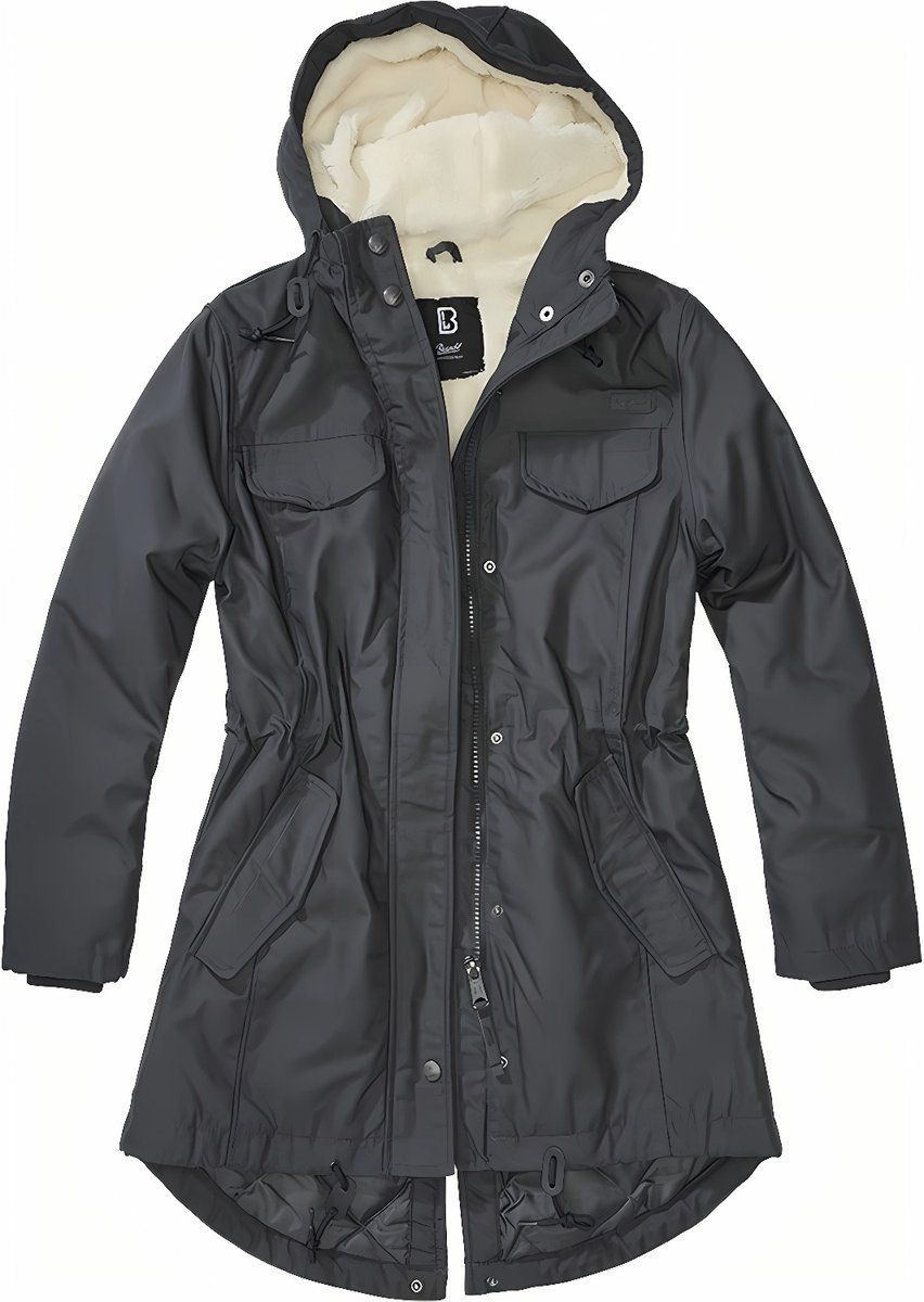 Brandit Mash Lake Parka Girls Parka antraciet S Polyester