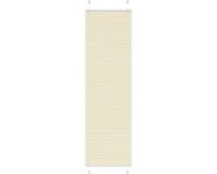vidaXL Plissé rolgordijn 65x200 cm stofbreedte 64,4 cm polyester crème