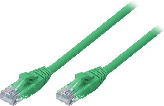 LINDY 48055 RJ45 Netwerkkabel, patchkabel CAT 6 U/UTP 30.00 m Groen