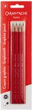 Caran d'Ache Edelweiss schoolpotloodset 4-delig HB rood