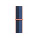 Apple MN5H3ZM/A Nylon Smartwatch Band Blauw, Oranje 38mm 40mm 41mm