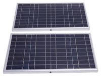 200W set de panneaux solaires, 2x 100W, 12V, avec contrôleur de charge, adapté pour camping-cars et bateaux