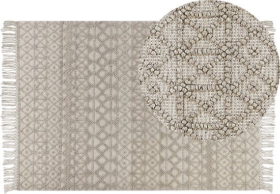 ALUCRA - Modern vloerkleed - Beige - 160 x 230 cm - Wol