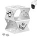 Support caméra - Support de montage - 3 axes réglables - Acier inoxydable - 105 x 100 x 100 mm