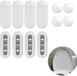 Azomor® Set van 12 Toiletbril Stabilisatoren en Beschermers voor Ronde en Ovale Brillen