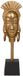 Decoratieve Bol Decoratieve figuren 14,5 x 10,5 x 50 cm Zwart Gouden Afrikaanse