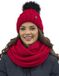 Vivisence Dames Winter Muts En Colsjaal Set - Rood