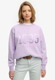 Superdry - Varsity Satijnen Appliqué Trui