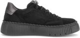 Gabor Dames Sneakers Leer Zwart Herfst/Winter 2026