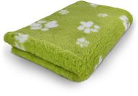 Topmast Vet Bed - Limegroen met Witte Pootjes - Antislip Hondenmat - 150 x 100 cm
