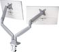 Kensington SmartFit One-Touch Dubbele Monitor arm - Grijs