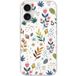 Apple iPhone 16 Fleurs colorees bedrukt siliconen hoesje