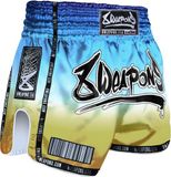 8 WEAPONS Muay Thai Shorts Vivo Sunrise Blauw - XL