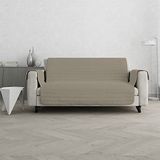 Sogni e Capricci Waterdichte Trendy Gewatteerde Sofa Cover Dove Grijs/Crème, 2 Plaatsen, 2 Zitplaatsen