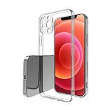 Fresnour iPhone 12 Pro Max Hoesje, Bumper Cover, Transparant, Krasbestendige Achterkant (Kristalhelder)