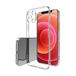 Fresnour iPhone 12 Pro Max Hoesje, Bumper Cover, Transparant, Krasbestendige Achterkant (Kristalhelder)