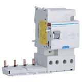Hager BR464N differentiaalblok type AC, selectief, 4P, 63A, 500 mA