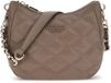 GUESS Tamsin Top Zip Shoulder Bag Dark Taupe