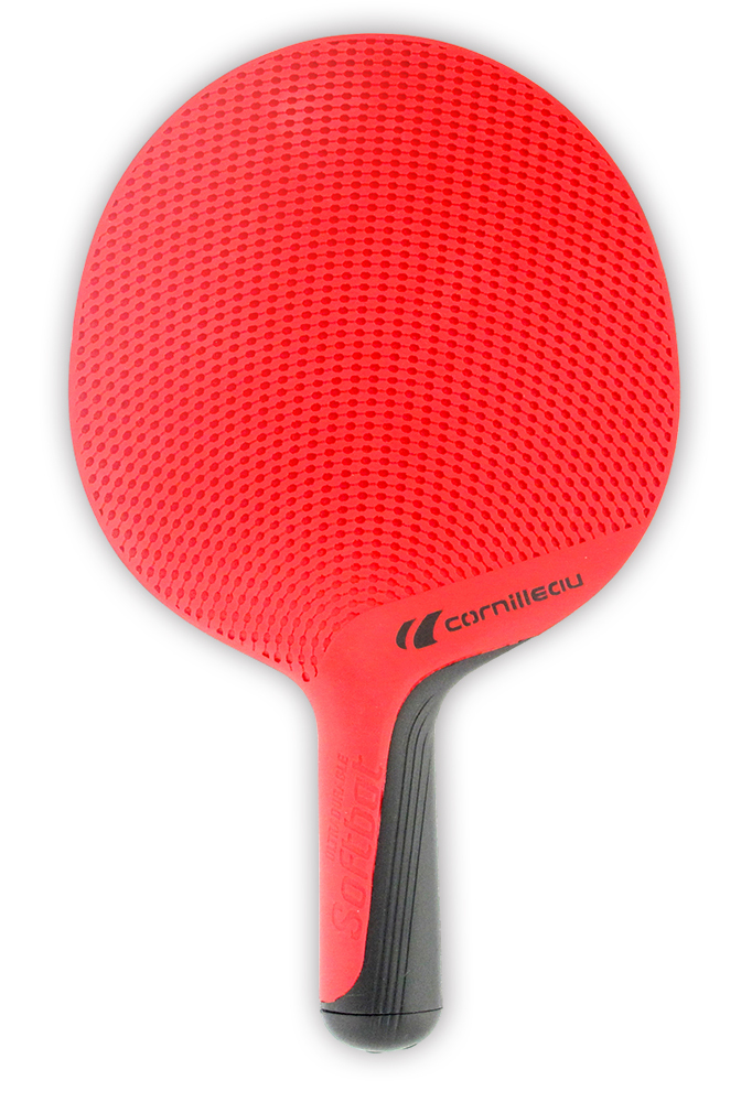 cornilleau Softbat rood - Tafeltennisbat - ecovriendelijk - outdoor