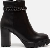 Tamaris Enkellaarjes zwart Leer - Dames - Maat 38