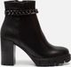 Tamaris Enkellaarjes zwart Leer - Dames - Maat 38