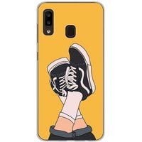 Samsung Galaxy A20e Sneakers Bedrukt Siliconen Hoesje