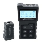 Tolesum Multifunctionele kabeltester: RJ45 netwerktester met PoE, continuïteitstest, spanningsmeting en LED-verlichting - ideaal voor CAT5e/CAT6/CAT6a Ethernet-kabels