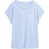 Tom Tailor T-shirt manches chauve-souris broderie femme
