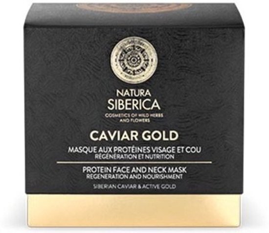 Natura Siberica Caviar Gold Protein face and neck mask regeneration&nourishment 50 ml