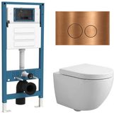 QeramiQ Dely Swirl Compact Toiletset