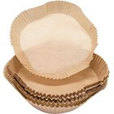 Nerthus FIH 1181 airfryer papieren bakjes 100 stuks antiaanbak wegwerp 20x20 cm keuken