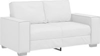 vidaXL Loveseat Wit Kunstleer 160 cm