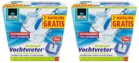 Bison Vochtvreter + 1 Navulling Neutraal - 2 x 2 x 450 gr - Voordeelverpakking