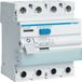 Hager Aardlekschakelaar 4 polig 6kA 40A 30mA Type A Testcircuit L1-N CDA440DY