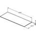 Ideal Standard Conca console lavabo en céramique, 100 x 37,3 cm