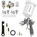 Pistolet de pulvérisation Lvlp - Pistolet à peinture pour voiture et maison - Buses de 1,3 / 1,5 / 1,7 mm - Kit premium