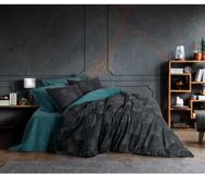 TradinQ Ensemble de literie - 1 housse de couette 220 x 240 cm + 2 taies d'oreiller 60 x 60 cm - 100% katoen - Bleu