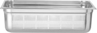 HENDI Gastronormbak – geperforeerd – roestvast staal – 21L – lichtgrijs – 150mm hoog
