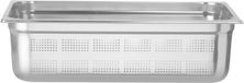 HENDI Gastronormbak – geperforeerd – roestvast staal – 21L – lichtgrijs – 150mm hoog