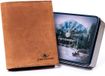 Peterson PTN 303 Serie Portefeuille Homme Cuir Vertical Protection RFID