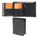 Portefeuille en cuir pour hommes - RFID - Noir