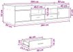 vidaXL Bedombouw met opslag Sonoma Eiken 80 x 200 cm Bewerkt hout