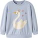 NAME IT NMFVALONA LS LONG RLX SWEAT UNB Meisjes Sweatshirt