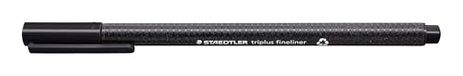 Driehoekige STAEDTLER Driehoekige fineliner met fijne punt, uitwasbare inkt – ergonomische greep – Art.-Nr. 334-7
